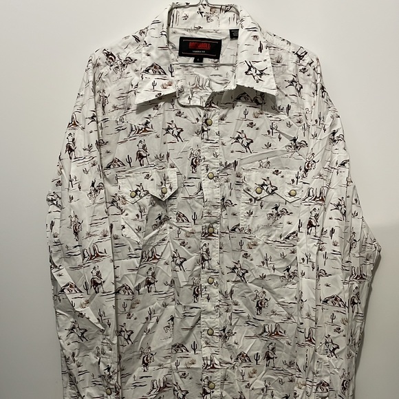 Men’s Long Sleeve Button Up Shirt - Picture 2 of 8